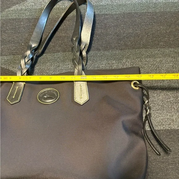Classic Dooney and Bourke Nylon Black Tote Bag - Picture 8 of 11